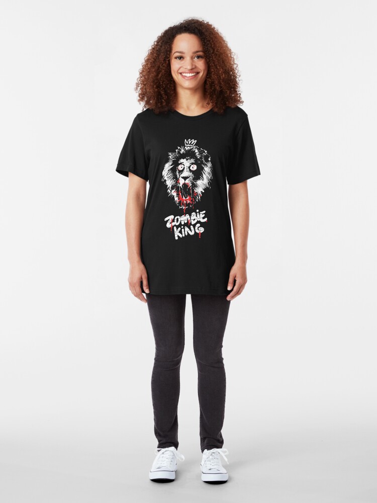 Alternate view of Zombie king Slim Fit T-Shirt
