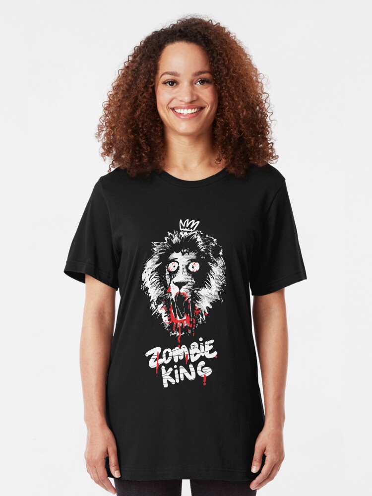 Alternate view of Zombie king Slim Fit T-Shirt