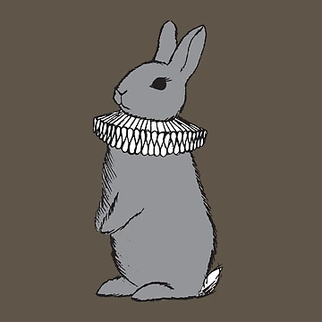 Artwork thumbnail, Frilly Rabbit by Kera Roake