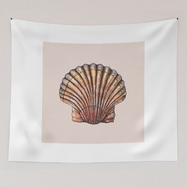 Item preview, Watercolor Sea Shell  designed and sold by newburyboutique.
