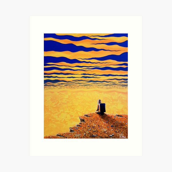 Vista previa del artículo con la obra «Suns Edge», diseñado y vendido por flooko.