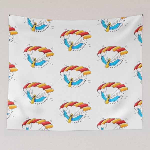 Item preview, Parrotchute - Funny Pun designed and sold by PvPconcepts.