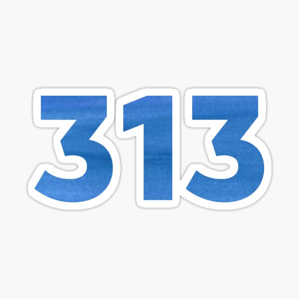 area-code-313-stickers-redbubble