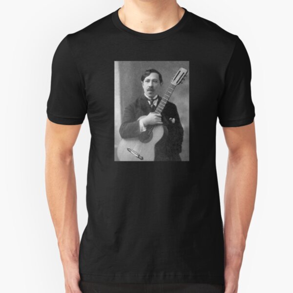 Augustin Barrios - Brilliant Paraguayan Guitarist and Composer Slim Fit T-Shirt