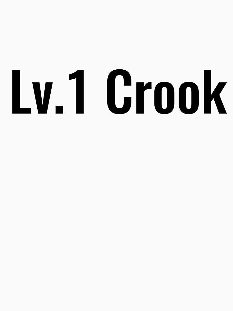 Lvl 1 Crook Sticker for Sale by Stefan Zlatkovic