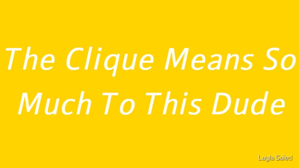 Clique meaning
