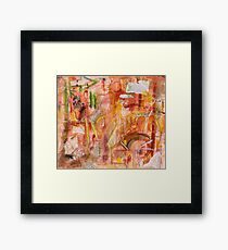 Bunny Night Train Framed Print