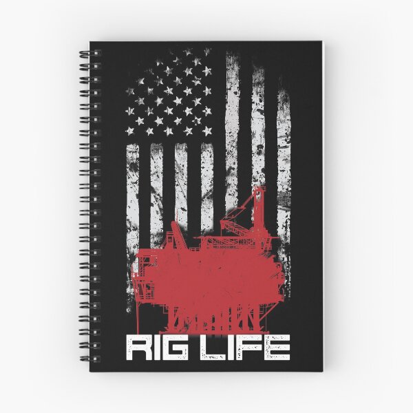Item preview, Roughneck Oil Rig American Flag  designed and sold by MrEddie10.