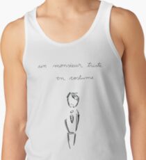 Ein trauriger Mann im Anzug - Un Monsieur Triste und Kostüm - Patriot TV Show Tanktop