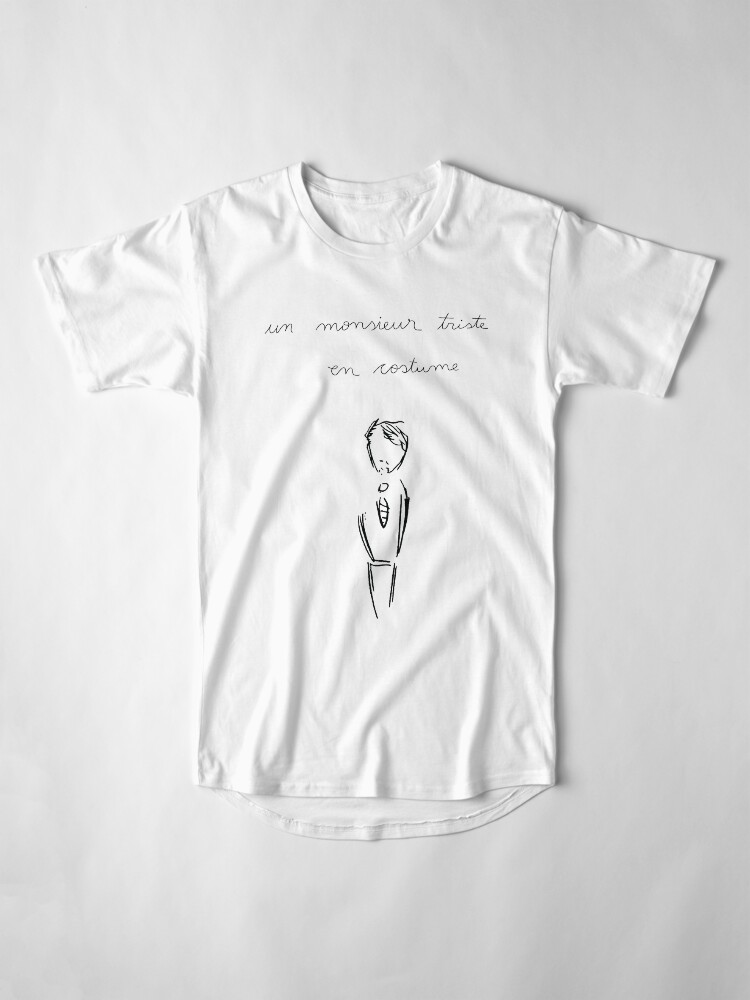 Alternate view of A Sad Man in a Suit - Un Monsieur Triste en Costume - Patriot Tv Show Long T-Shirt