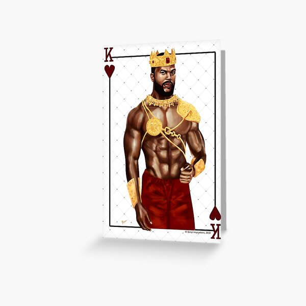 King of Hearts Greeting Card
