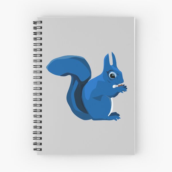 Item preview, Blue Nibbling Squirrel designed and sold by helengarvey.