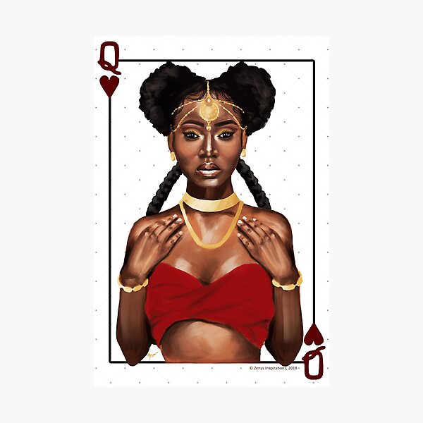 Queen of Hearts Photographic Print