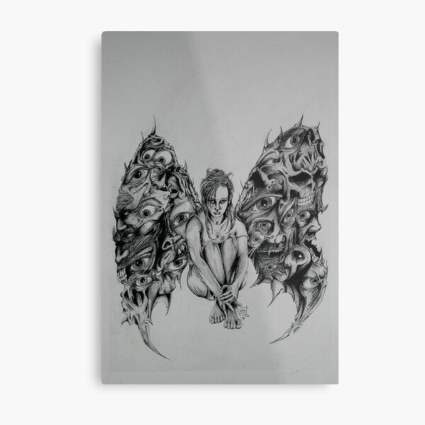 The Demon Fairy Metal Print