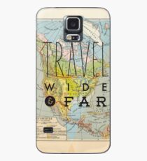 Travel Wide & Far - North America Case/Skin for Samsung Galaxy