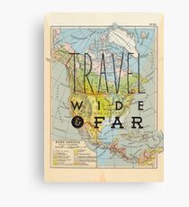 Travel Wide & Far - North America Canvas Print