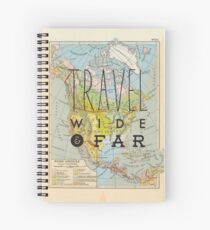 Travel Wide & Far - North America Spiral Notebook