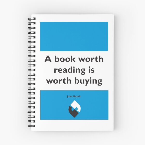 Item preview, On Books - John Ruskin designed and sold by Blood Red Moon.