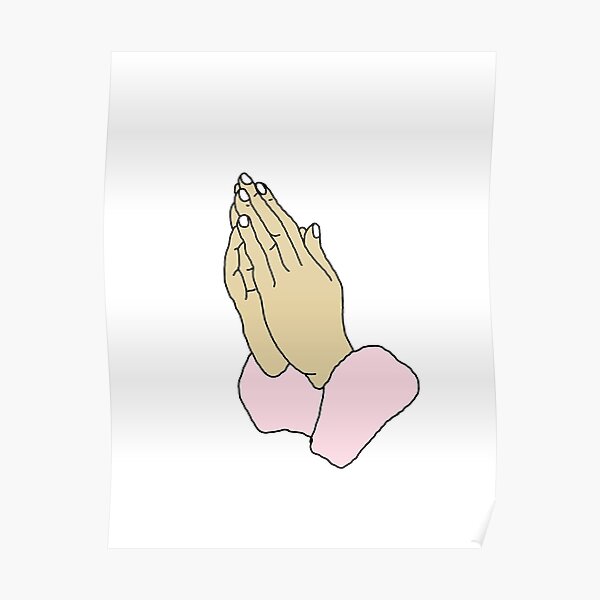 prayer hands - colored prayer hands - colored