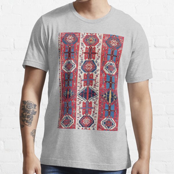 Karapinar Central Anatolian Konya Antique Kilim Print Essential T-Shirt  for Sale by Vicky Brago-Mitchell®