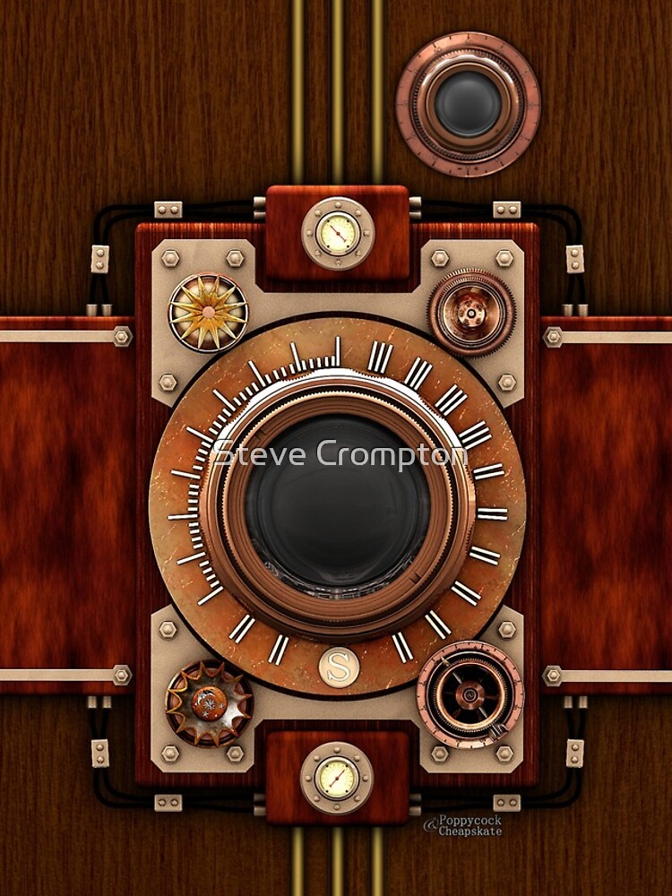 Vintage Steampunk Camera No.1A Steampunk phone cases by SC001