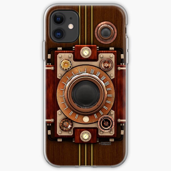 Vintage Steampunk Camera No.1A Steampunk phone cases iPhone Soft Case