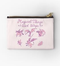 Magical Things With Wings Zipper Pouch