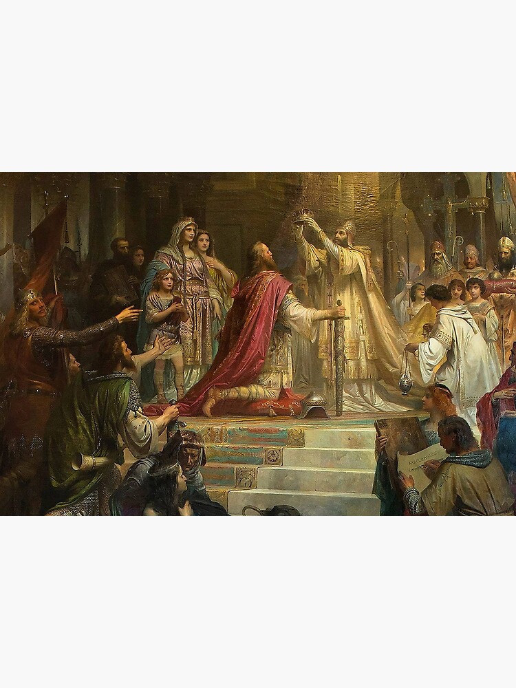 Coronation of Charlemagne...Karl der Grosse by edsimoneit