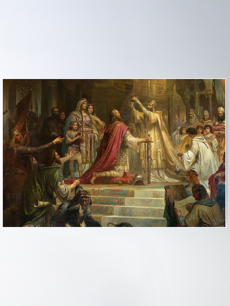 Alternate view of Coronation of Charlemagne...Karl der Grosse Poster