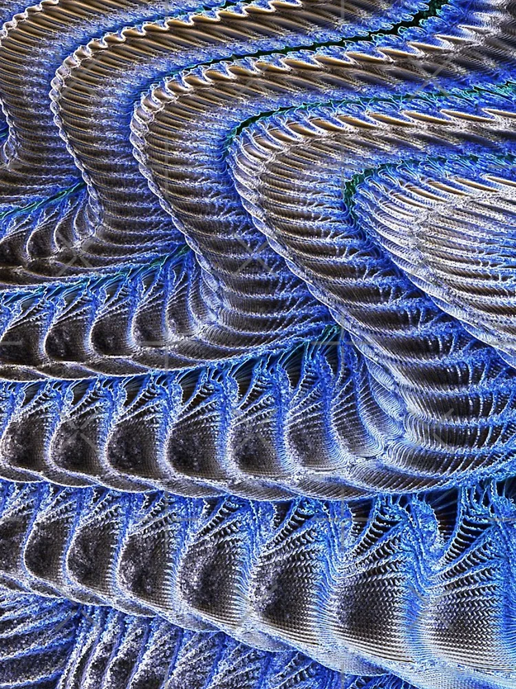 Thumbnail 4 of 4, iPhone Case, Laser Chainmail Waves designed and sold by RJBPhotoDesign.