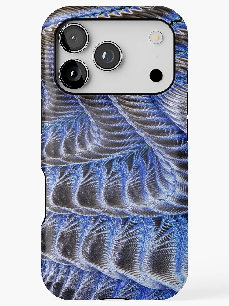 Thumbnail 1 of 4, iPhone Case, Laser Chainmail Waves designed and sold by RJBPhotoDesign.