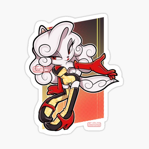 sonic fan character- Chrystal Cooperson Sticker