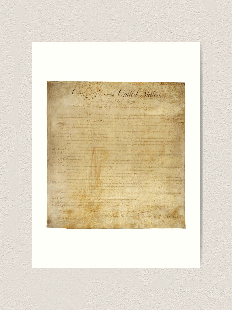 original united states constitution bill of rights december 15 1791