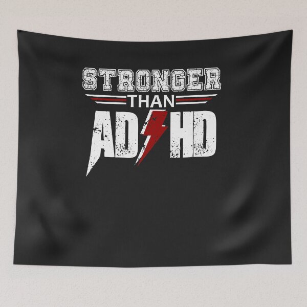 Item preview, Stronger Than ADHD Awareness for Adults Kids Gift 2 designed and sold by hadleydesigns.