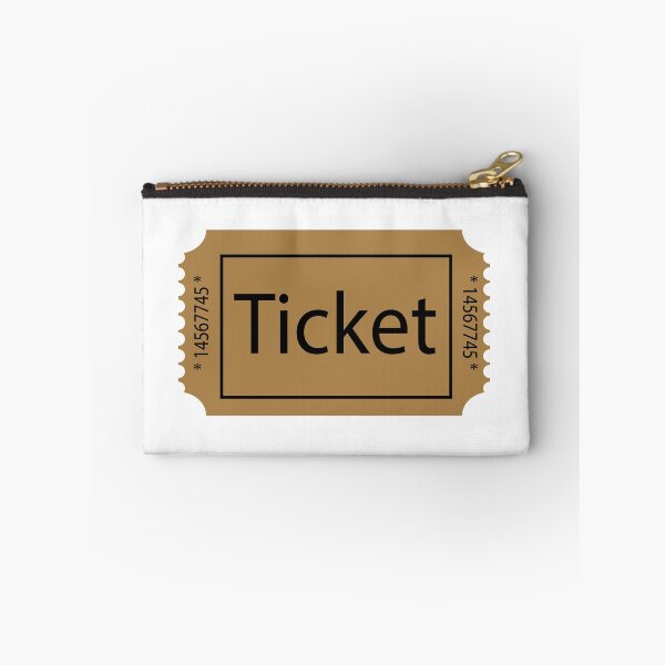 Item preview, ticket designed and sold by Vectorqueen.