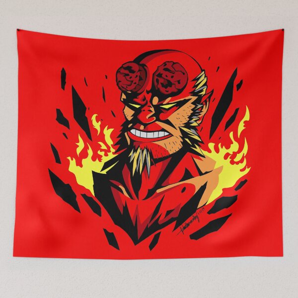 Item preview, Hellboy Red Variant designed and sold by TheMintySea.
