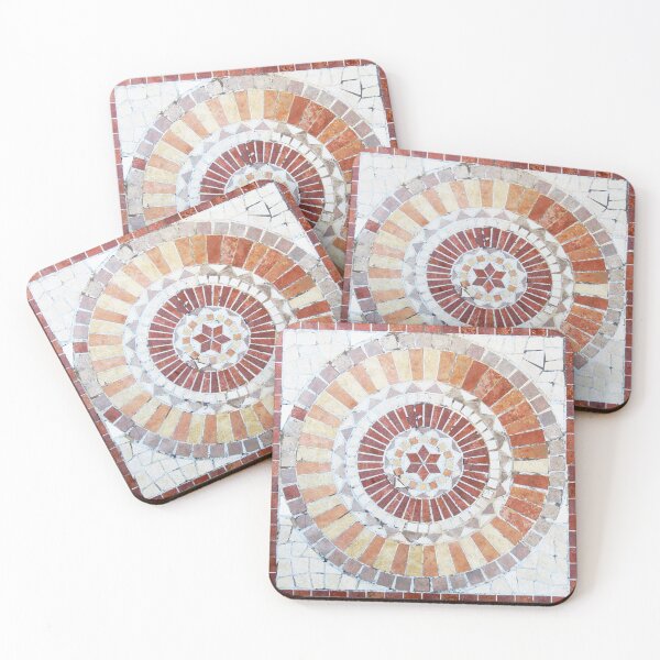 Item preview, Tiled Circle in Earthtones  designed and sold by Sharon Schwalbe.