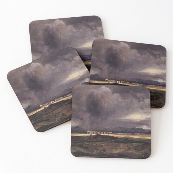 Item preview, Carl Blechen - Stormy Weather over the Roman Campagna designed and sold by ArtExpression.