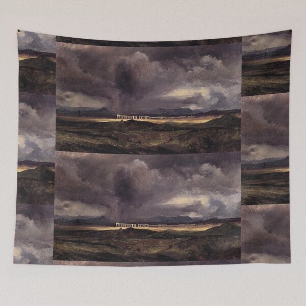 Item preview, Carl Blechen - Stormy Weather over the Roman Campagna designed and sold by ArtExpression.