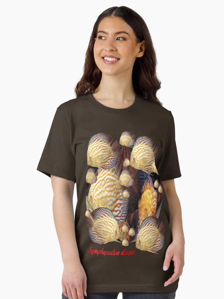 Thumbnail 2 of 7, Essential T-Shirt, Symphysodon discus 'T' Shirt. Profits to the RSPCA designed and sold by windana1.