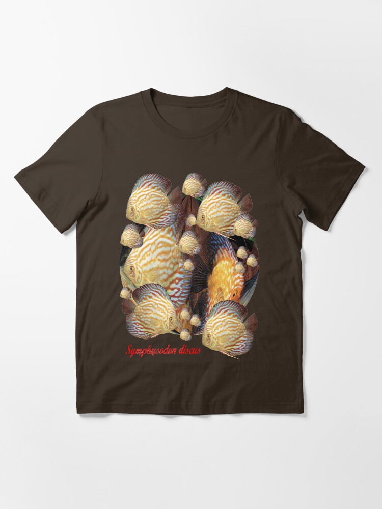 Thumbnail 3 of 7, Essential T-Shirt, Symphysodon discus 'T' Shirt. Profits to the RSPCA designed and sold by windana1.