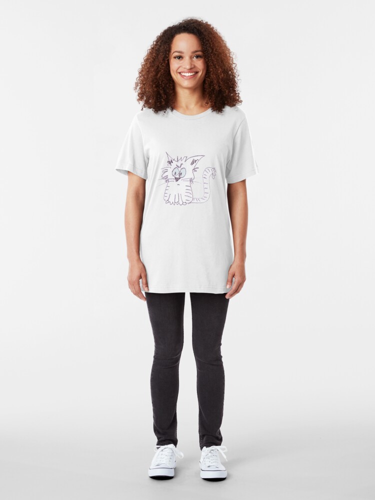 Alternate view of Bad mood Slim Fit T-Shirt