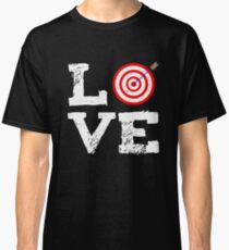 Archery Love Verein Pfeil Hobby Bogen Ziel Classic T-Shirt