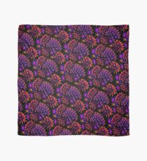 Cactus Floral - Bright Purple/Orange Scarf