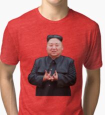 Kim Jong Izz-Ung Tri-blend T-Shirt