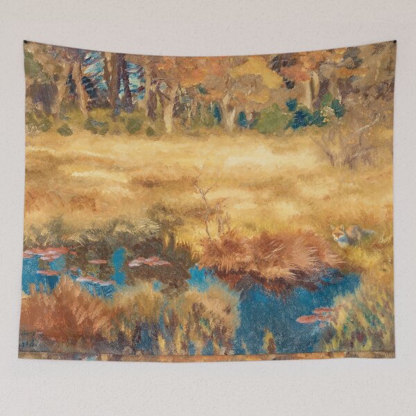 Item preview, Bruno Liljefors - Autumn Landscape with Fox designed and sold by ArtExpression.