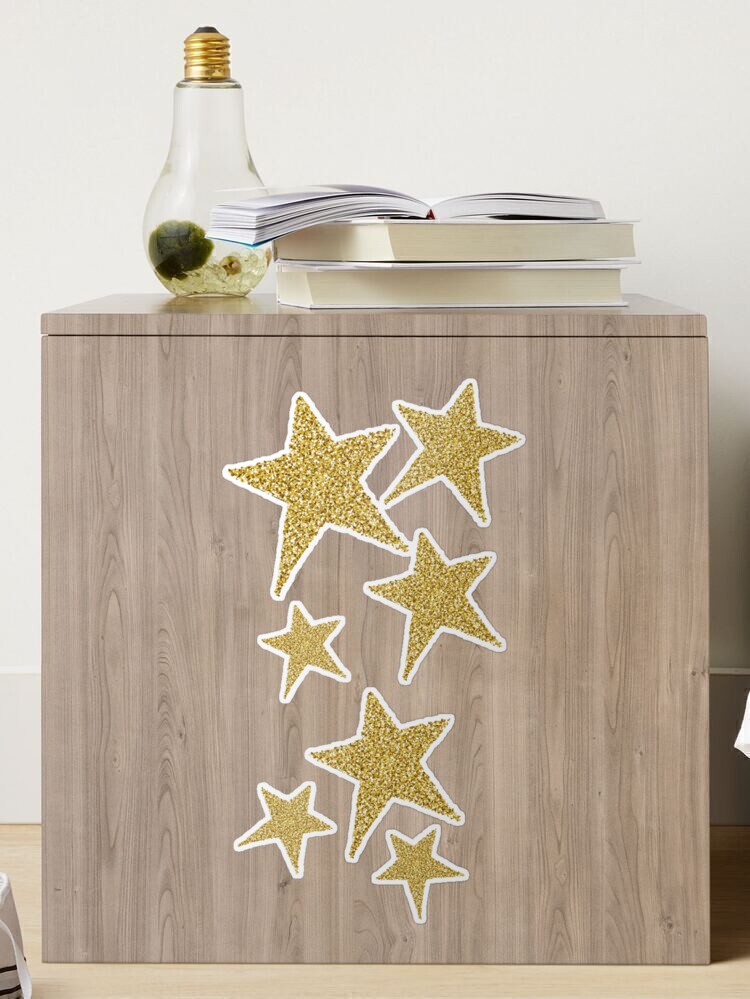 12 Packs: 45 ct. (540 total) Gold Glitter Star Stickers by Recollections™