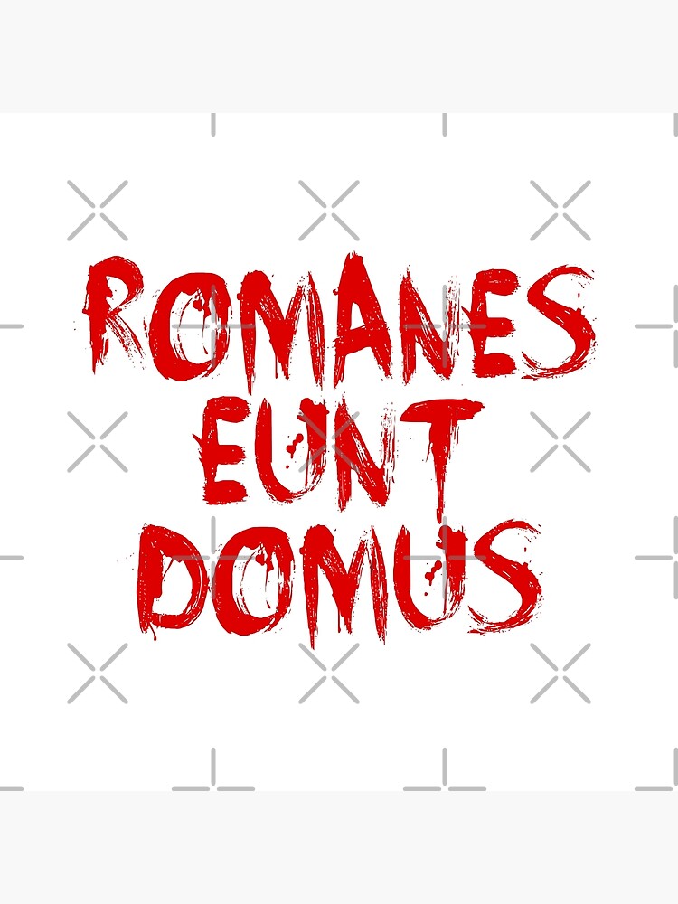 "Romanes Eunt Domus "Romans Go Home"" Poster for Sale by bpcreate Redbubble