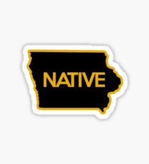 Iowa Native Sticker Sticker