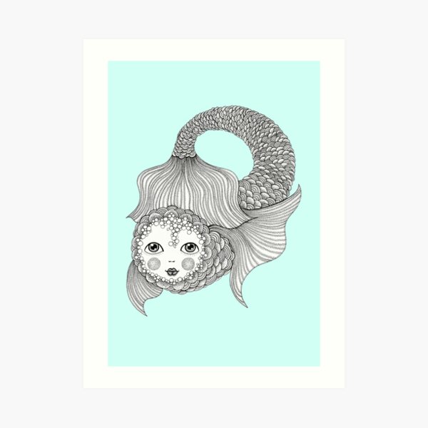 Something a bit fishy... Art Print